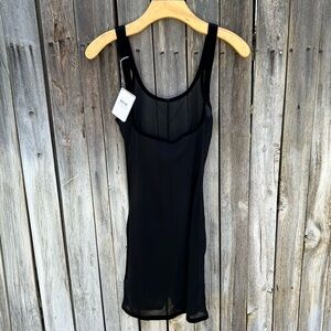 NWT Wolford Tulle Forming Shape-Wear Dress Black 12
